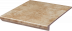 Клинкерная плитка Ceramika Paradyz Ilario Beige ступень с капиносом простая (30x33)